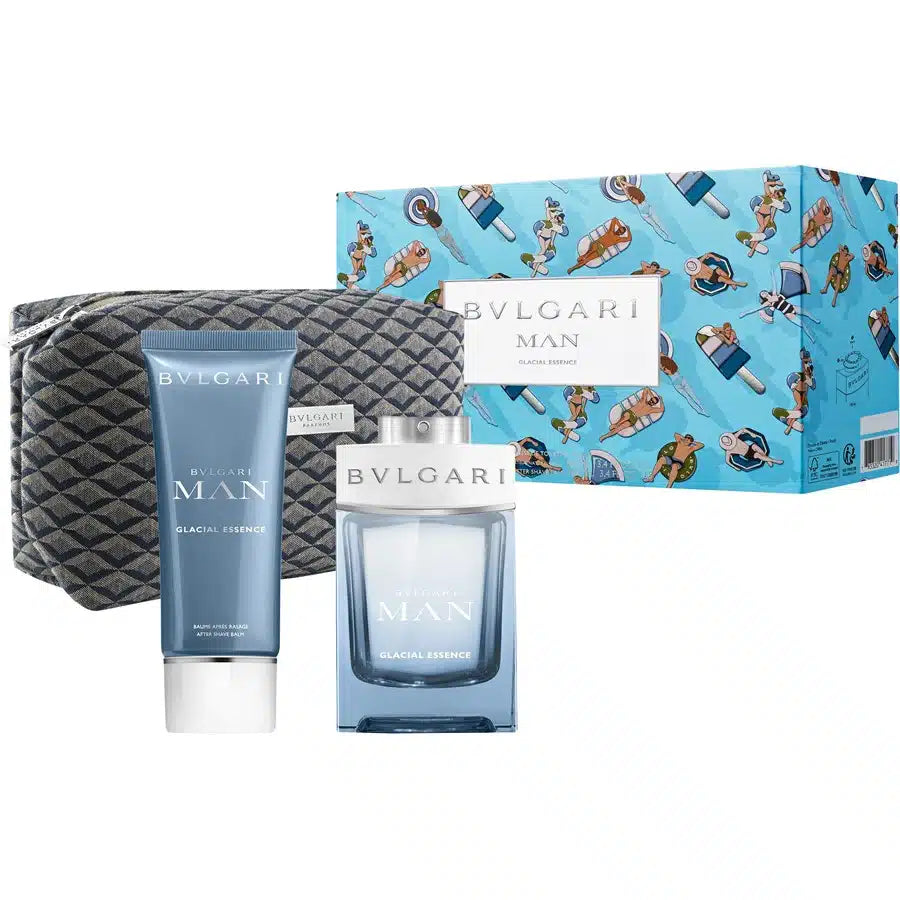 Bvlgari Glacial Essence Gift set & After Shave Balm () Beautiful
