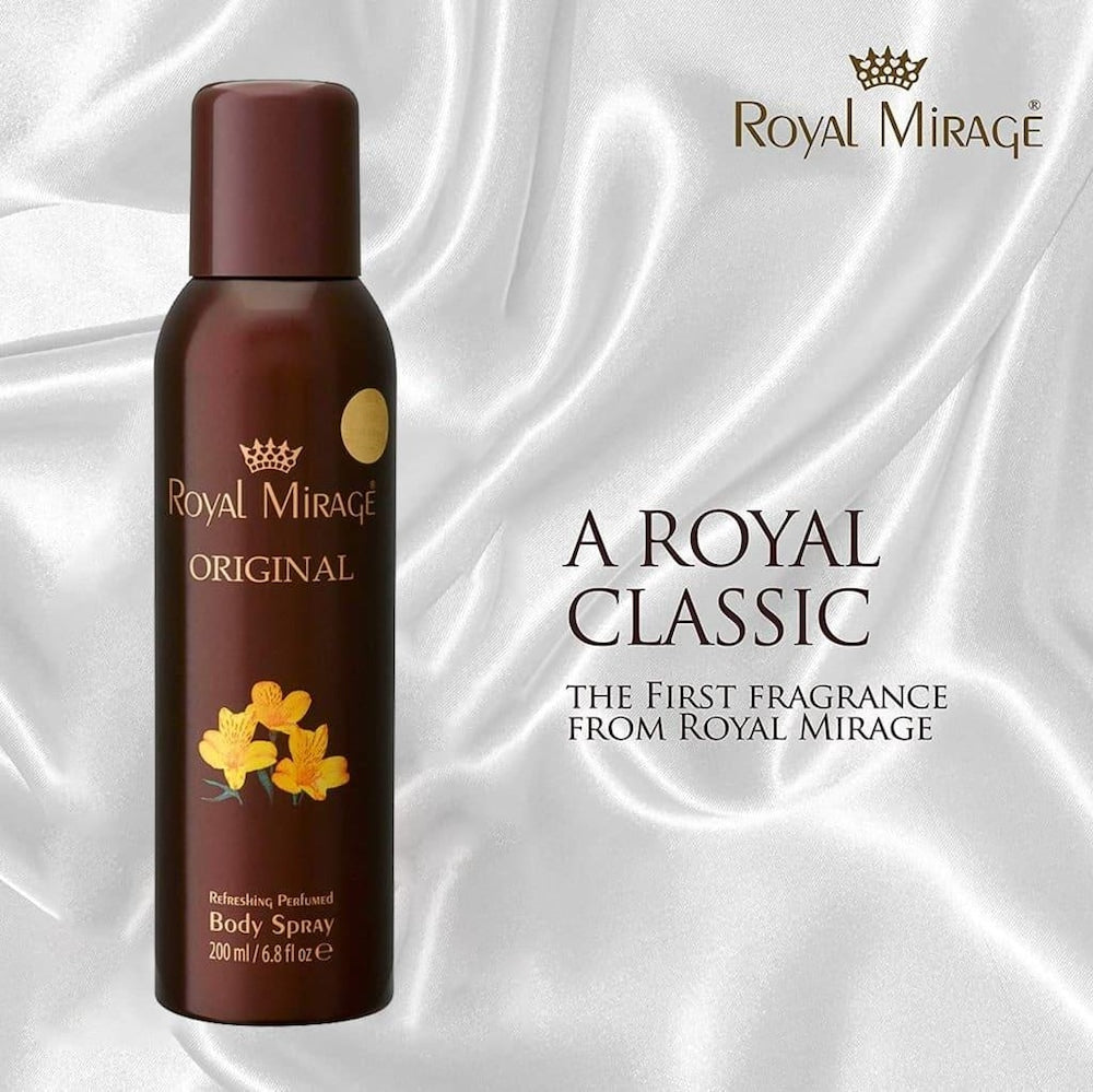 Royal Mirage Original Deodorant Body Spray (200 ml) Beautiful