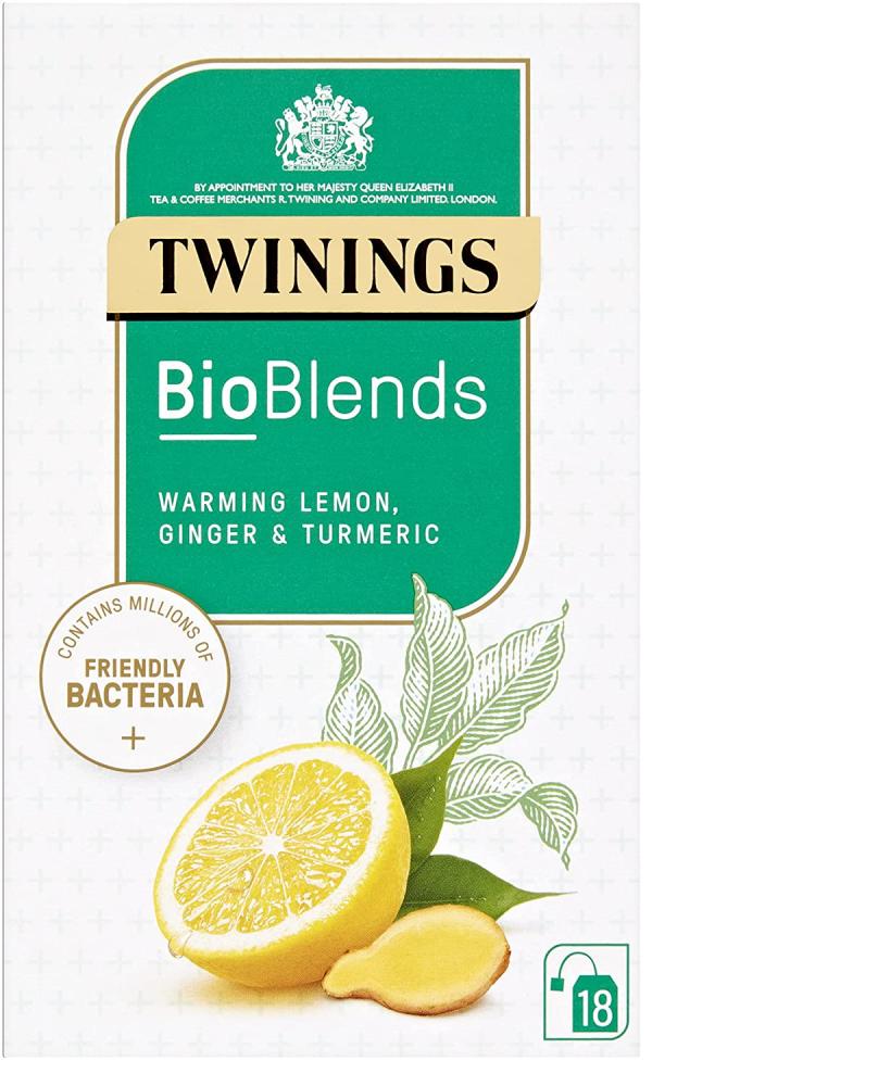 Twinings Bioblends Lemon Ginger and Turmeric 18 Tea Bags (27 g) Twinings