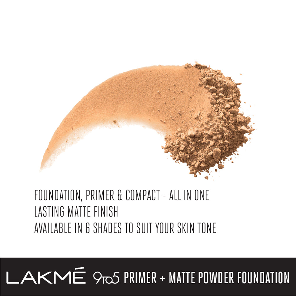 Lakmé 9to5 Primer + Matte Powder Foundation Lakmé