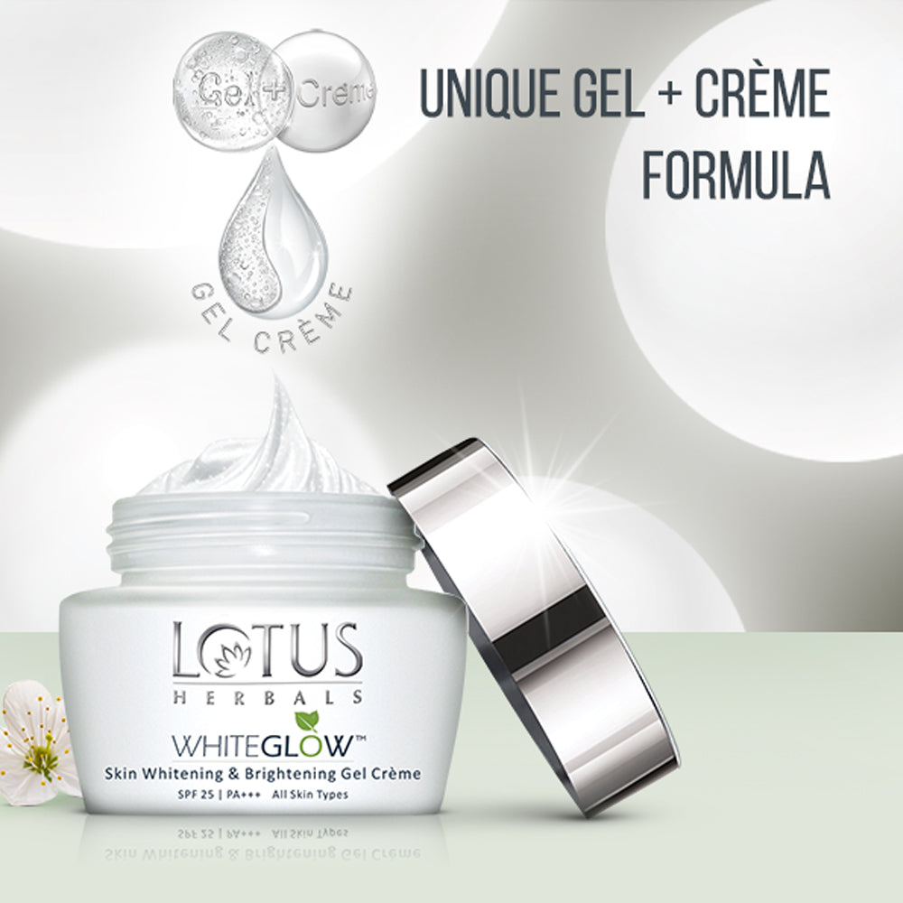 Lotus Herbals Whiteglow Skin Brightening Gel Cream SPF 25 I PA+++ (35 g) Lotus Herbals