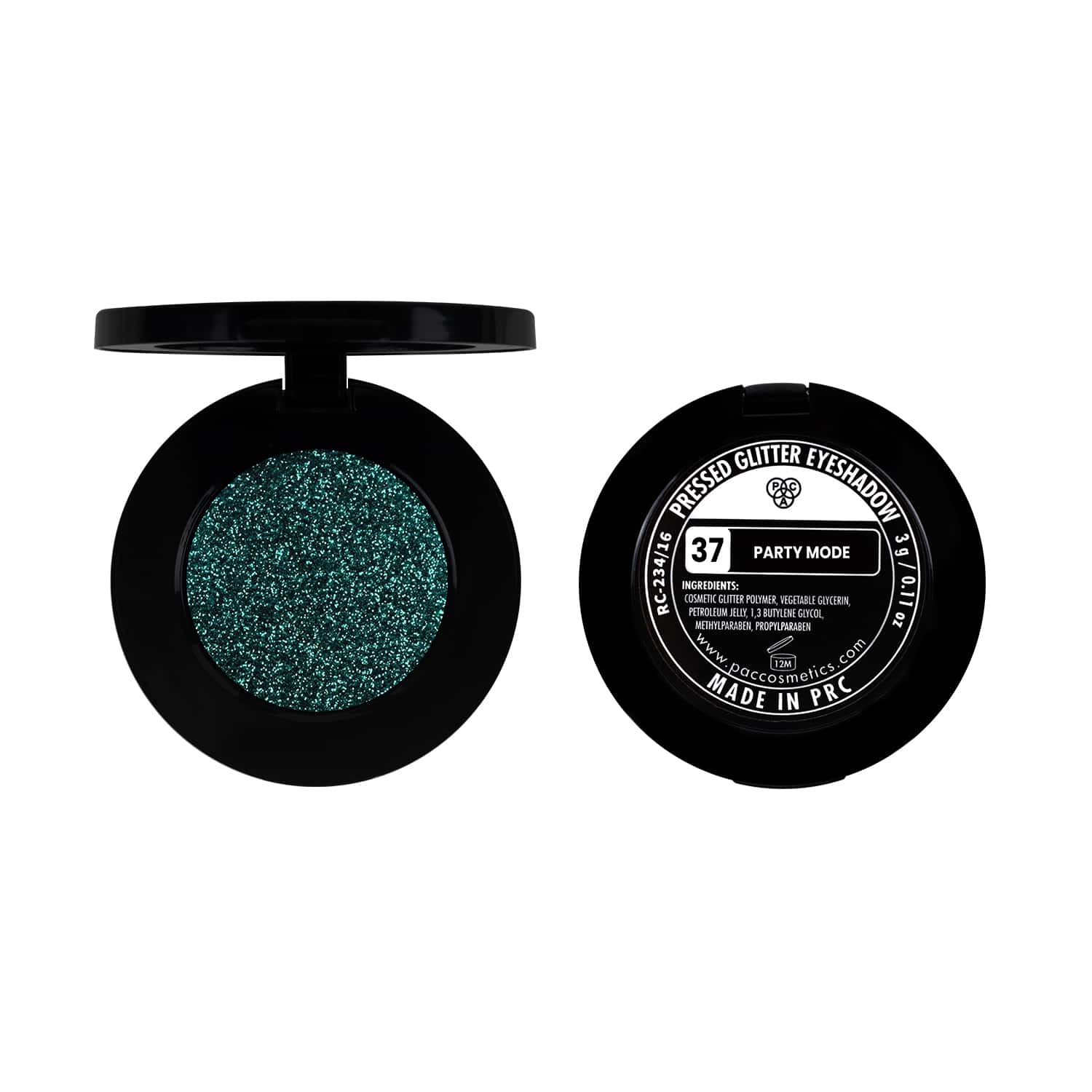 PAC Pressed Glitter Eyeshadow - 37 (Party Mode) PAC