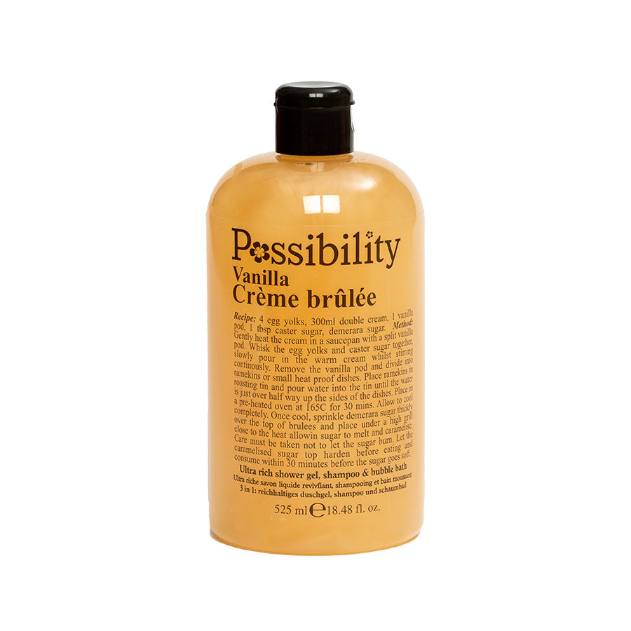 Possibility Vanilla Crème Brulee 3 in 1 Shower Gel (525 ml) Possibility Of London
