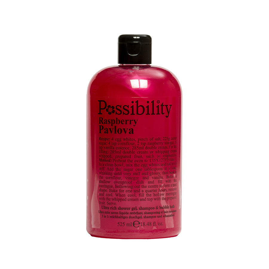 Possibility Raspberry Pavlova 3 in 1 Shower Gel (525 ml) Possibility Of London