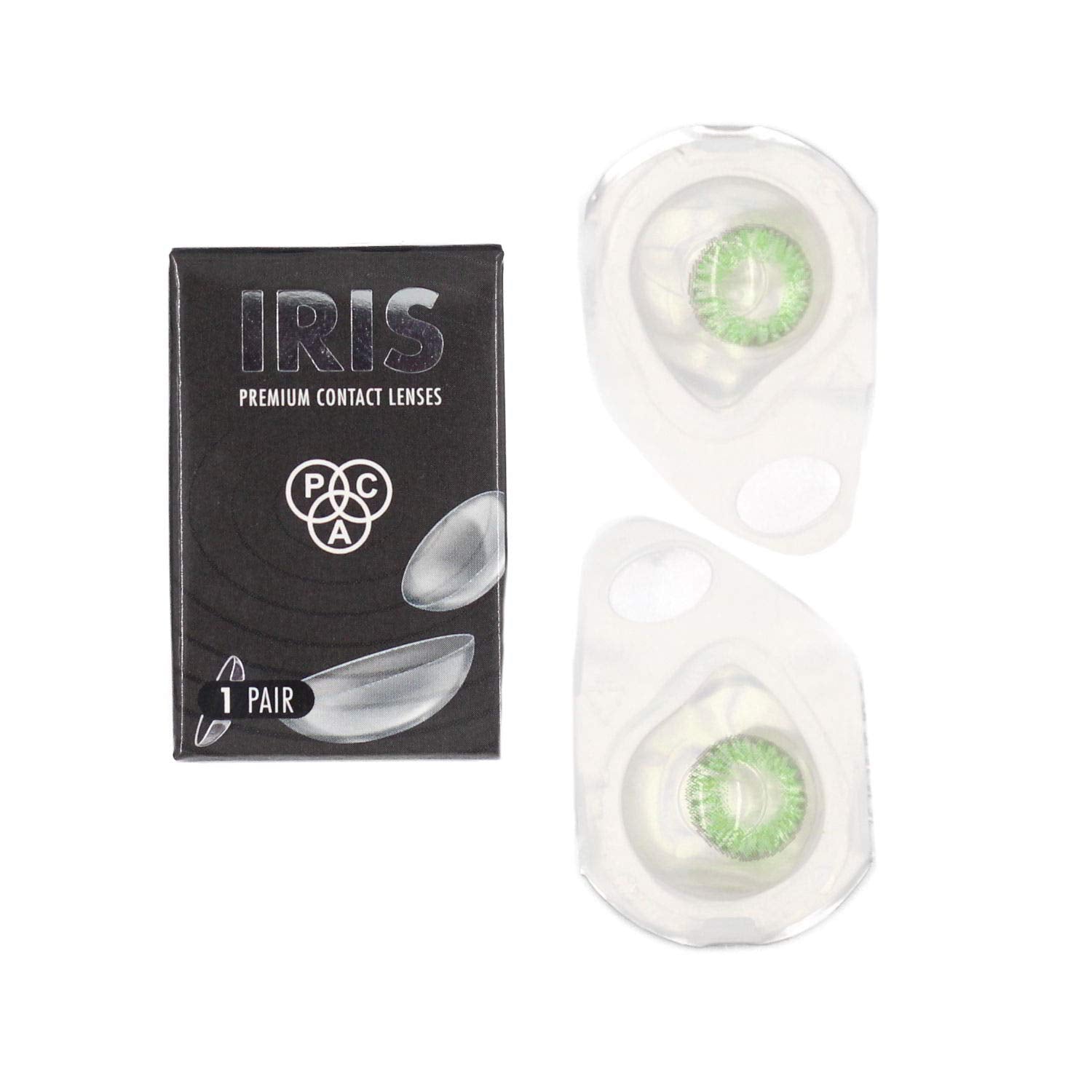 PAC IRIS Contact Lenses - Green (1 Pair) PAC