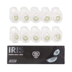 PAC IRIS Contact Lenses - Green (5 Pairs) PAC