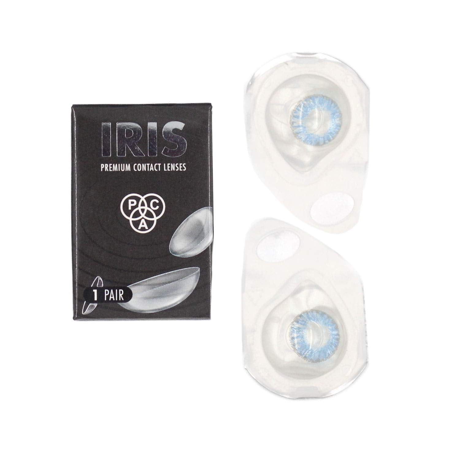 PAC IRIS Contact Lenses - Blue (1 Pair) PAC