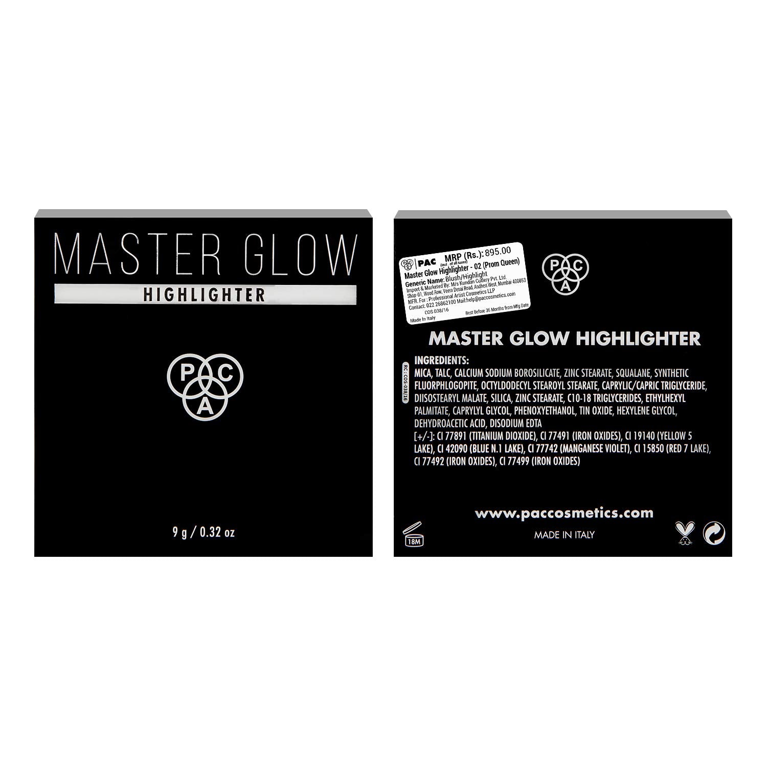 PAC Master Glow Highlighter - 02 (Prom Queen) PAC