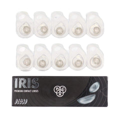 PAC IRIS Contact Lenses - Grey (5 Pairs) PAC