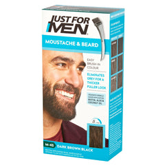 Just for Men Moustache & Beard Colour M-45 Dark Brown Black (1N) Just For Men