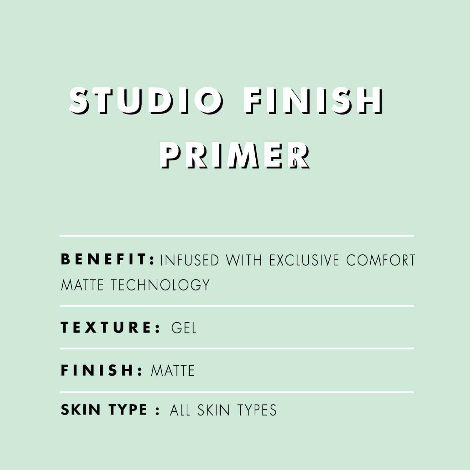 PAC Studio Finish Primer (0.51 fl.oz / 15 ml) PAC
