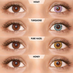 PAC IRIS Contact Lenses - Honey (5 Pairs) PAC