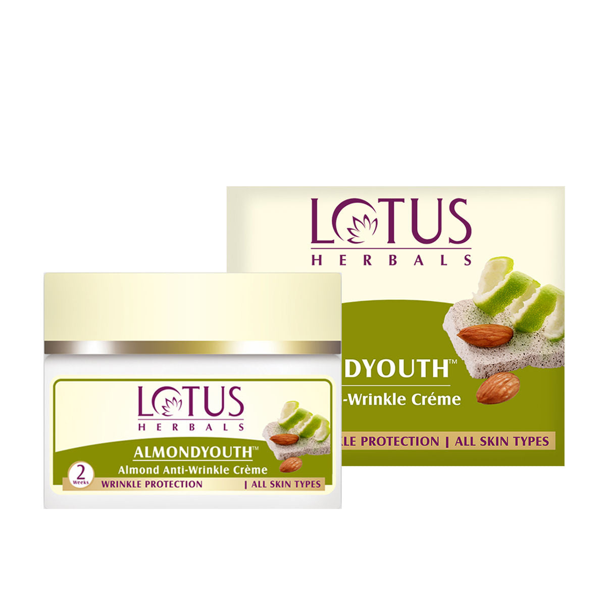 Lotus Herbals Almondyouth Almond Anti-Wrinkle Creme (50 g) Lotus Herbals