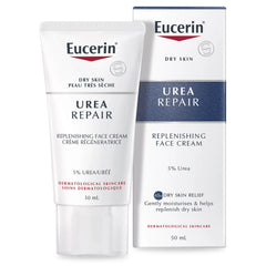 Eucerin Dry Skin Urea Repair Replenishing Face Cream (50ml) Eucerin