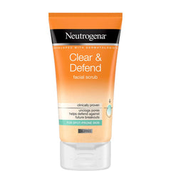 Neutrogena Clear And Defend Facial Scrub (150 ml) Neutrogena