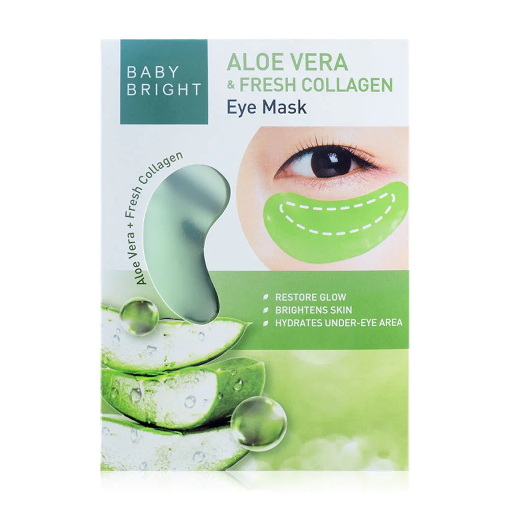 Baby Bright Aloe Vera & Fresh Collagen Eye Mask (Pack Of 3) Baby Bright