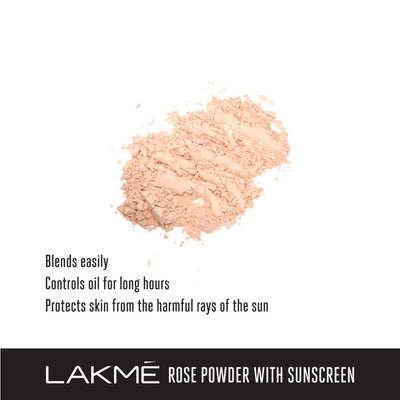 Lakme Rose Face Powder With Sunscreen (40g) Lakmé