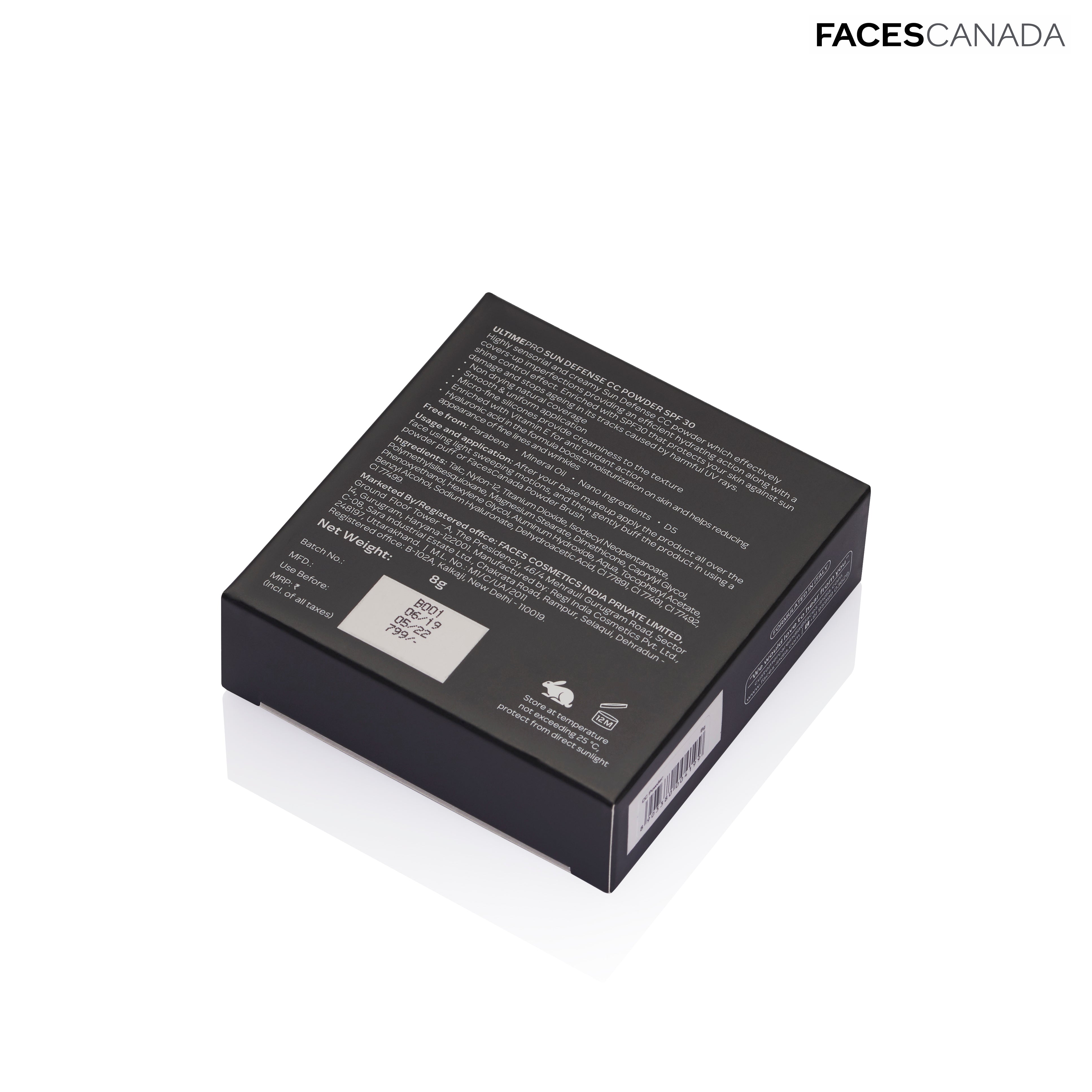 Faces Canada Ultime Pro Sun Defense CC Powder SPF 30 (8g) Faces Canada