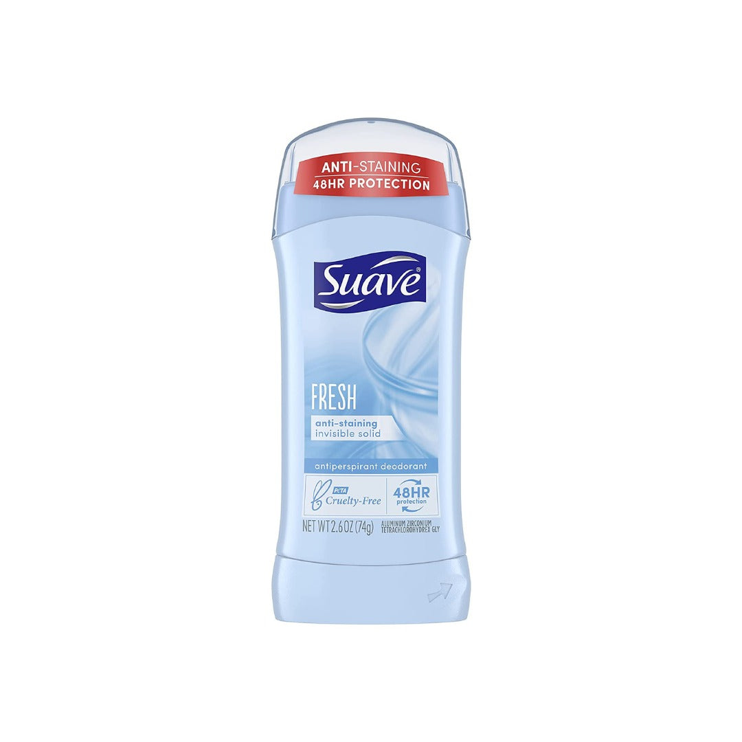 Suave Antiperspirant & Deodorant, Invisible Solid, Fresh (74 g) Suave
