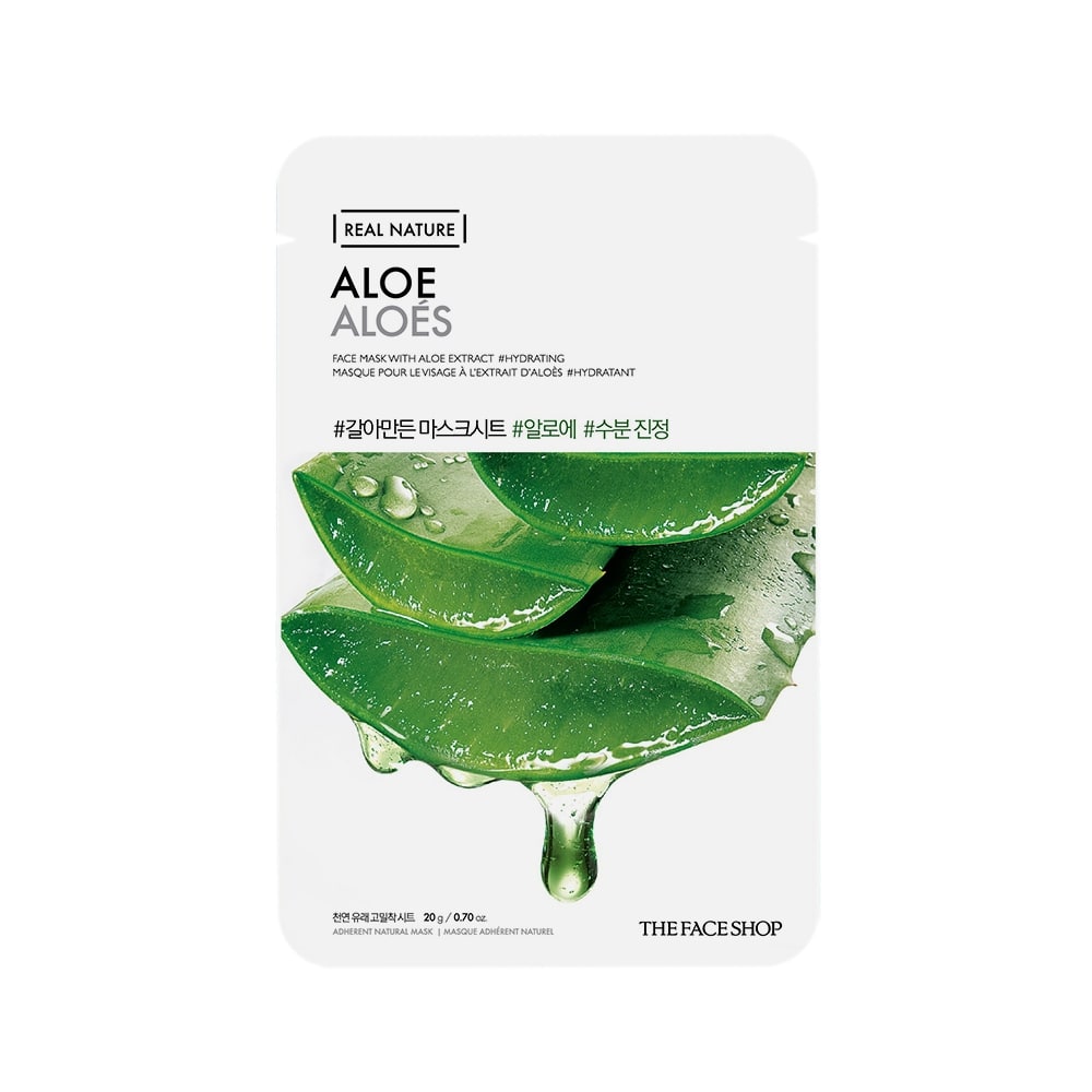 The Face Shop Real Nature Aloe Face Mask (20 g) The Face Shop