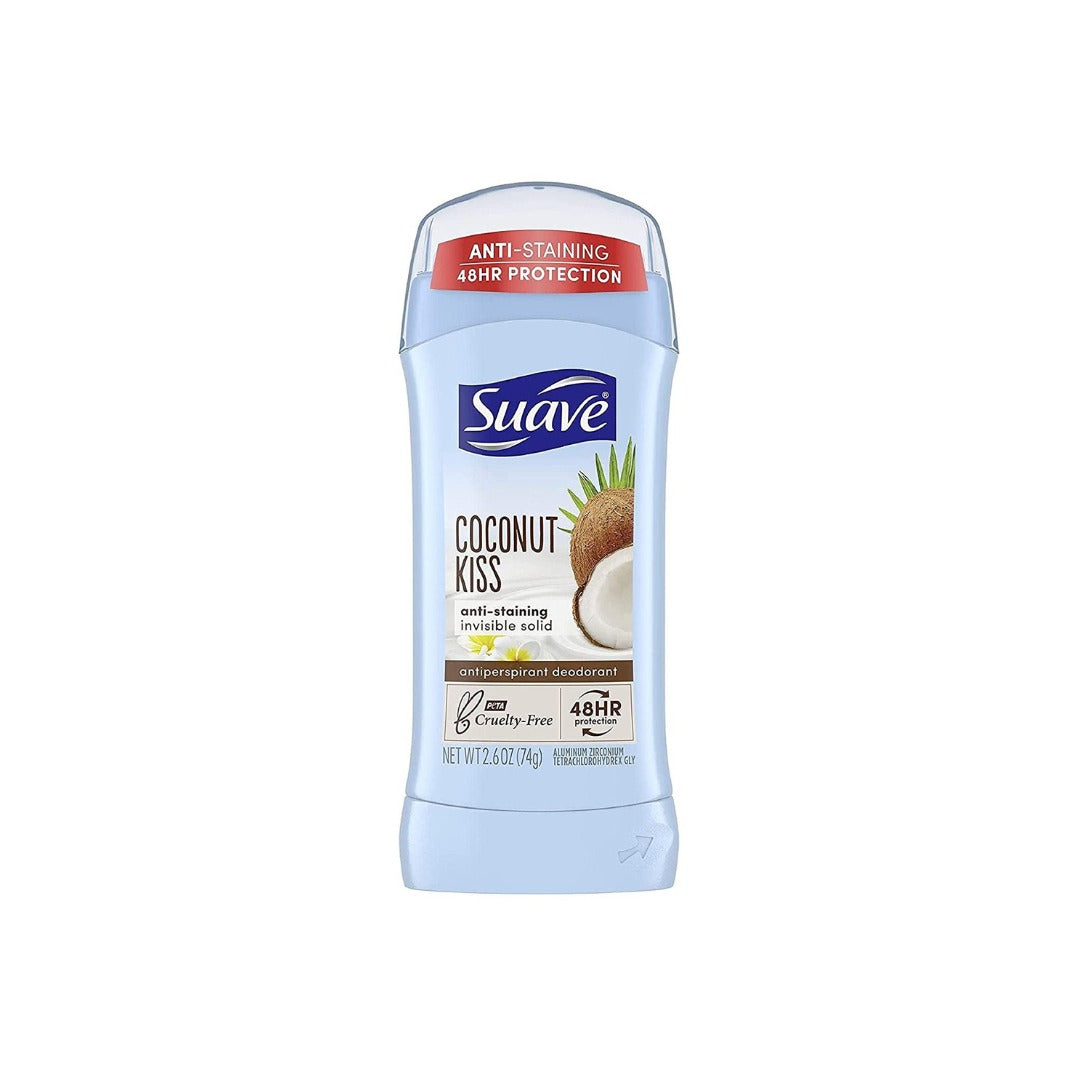 Suave Deodorant Coconut Kiss Invisible Solid (76ml) Suave
