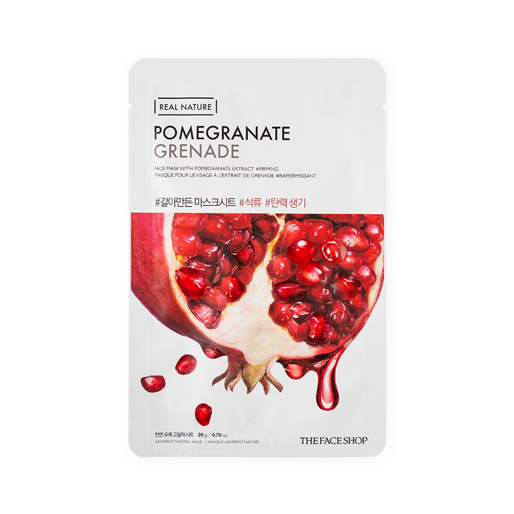 The Face Shop Real Nature Pomegranate Face Mask (20 g) The Face Shop