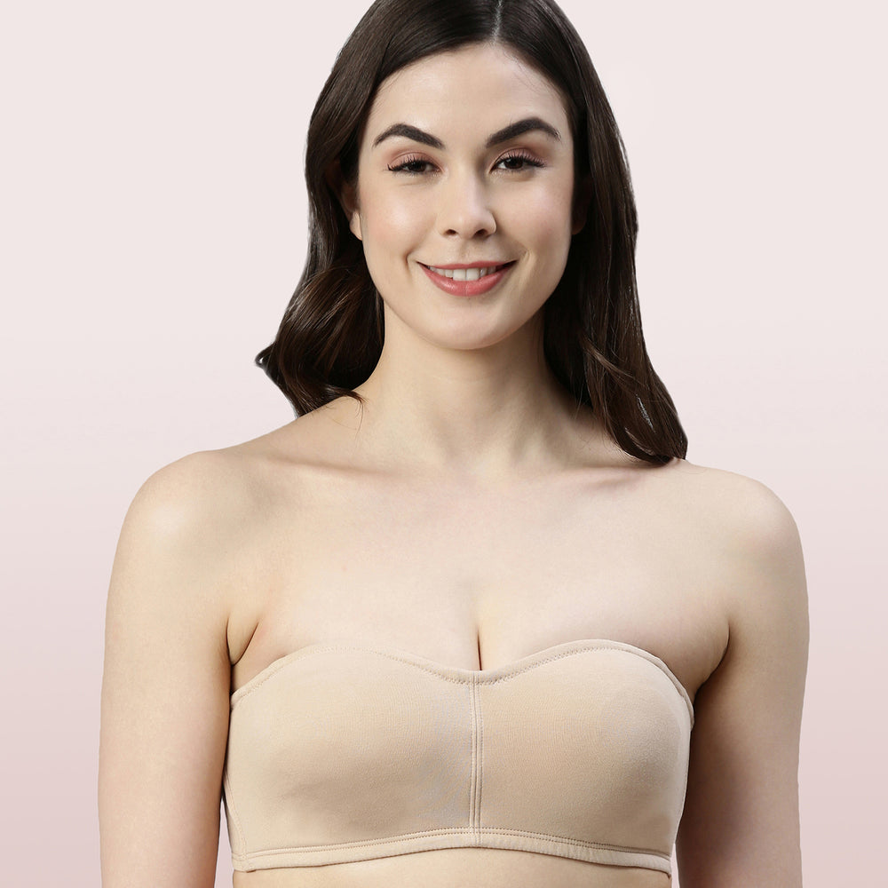 Buy Enamor Invisible Non Padded Non Wired Multiway Bra-White at Rs