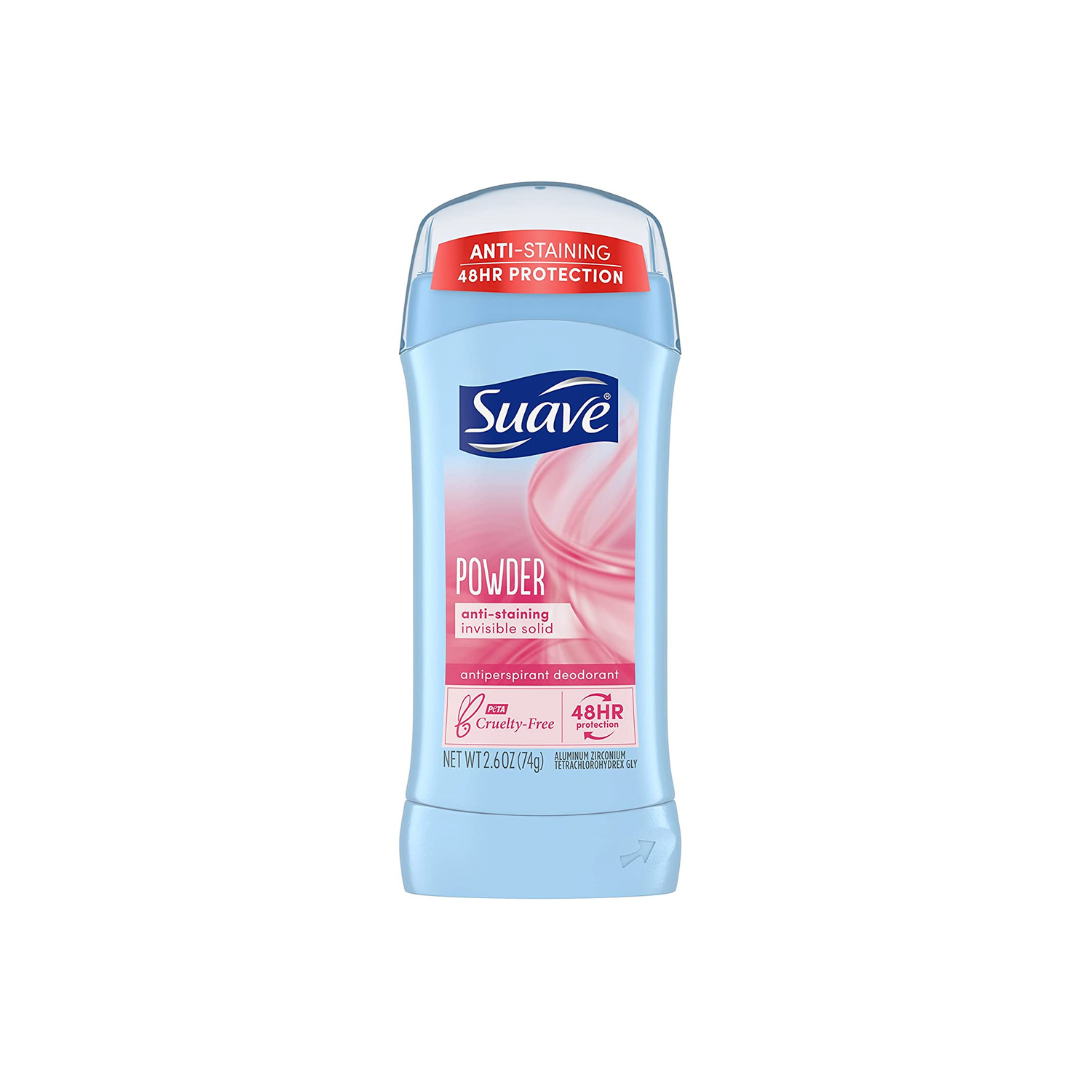 Suave Anti-Perspirant/Deodorant, Invisible Solid, Powder (74 g) Suave