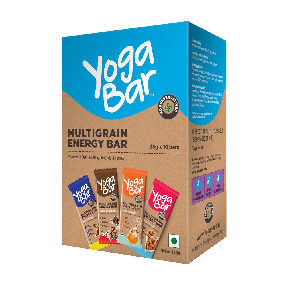 Yoga Bar Assorted Multigrain Energy Bar (38 g x 6 Bars) Yoga Bar