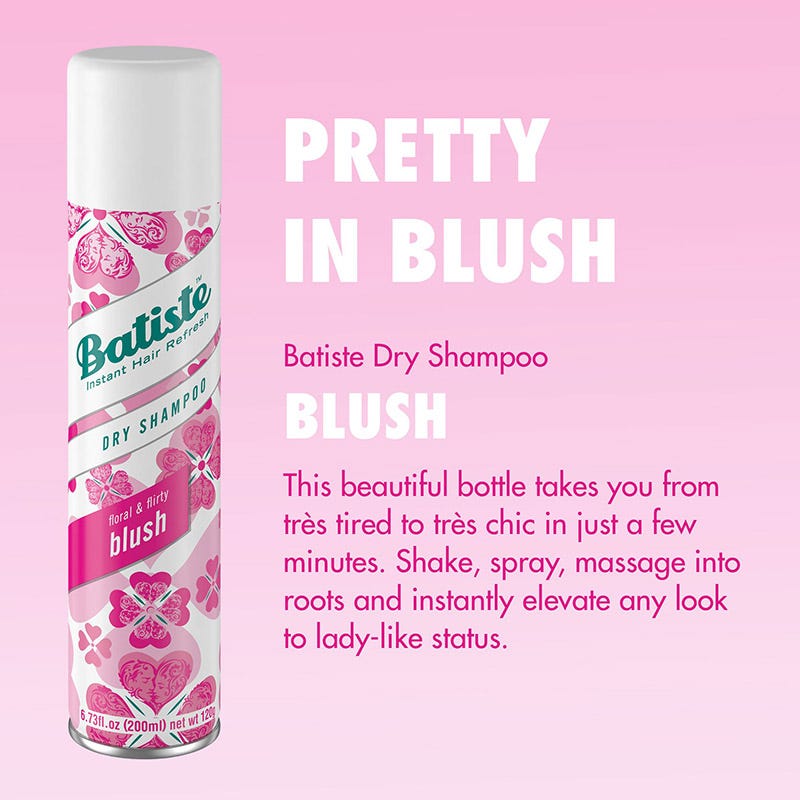 Batiste Floral & Flirty Blush Dry Shampoo (200 ml) Batiste