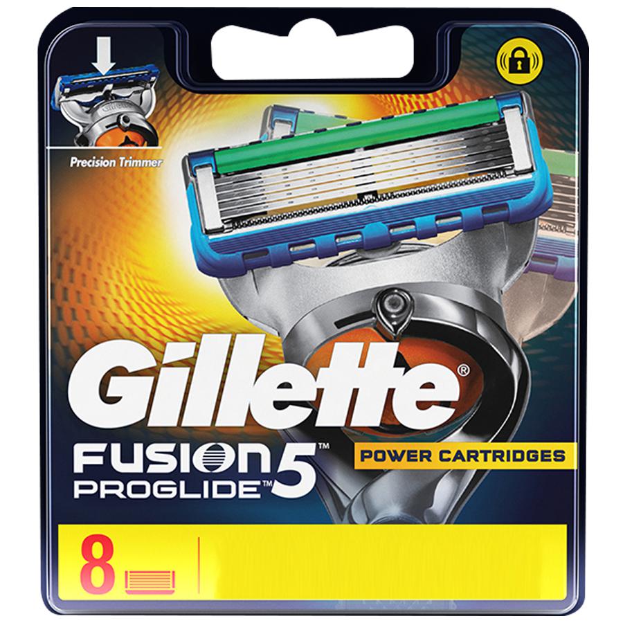 Gillette Fusion 5 Proglide Shaving Razor Blades (8 Cartridges) Gillette