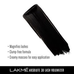 Lakme Absolute 3D Lash Volumizer Mascara C280 Cool Tan (15 ml) Lakmé