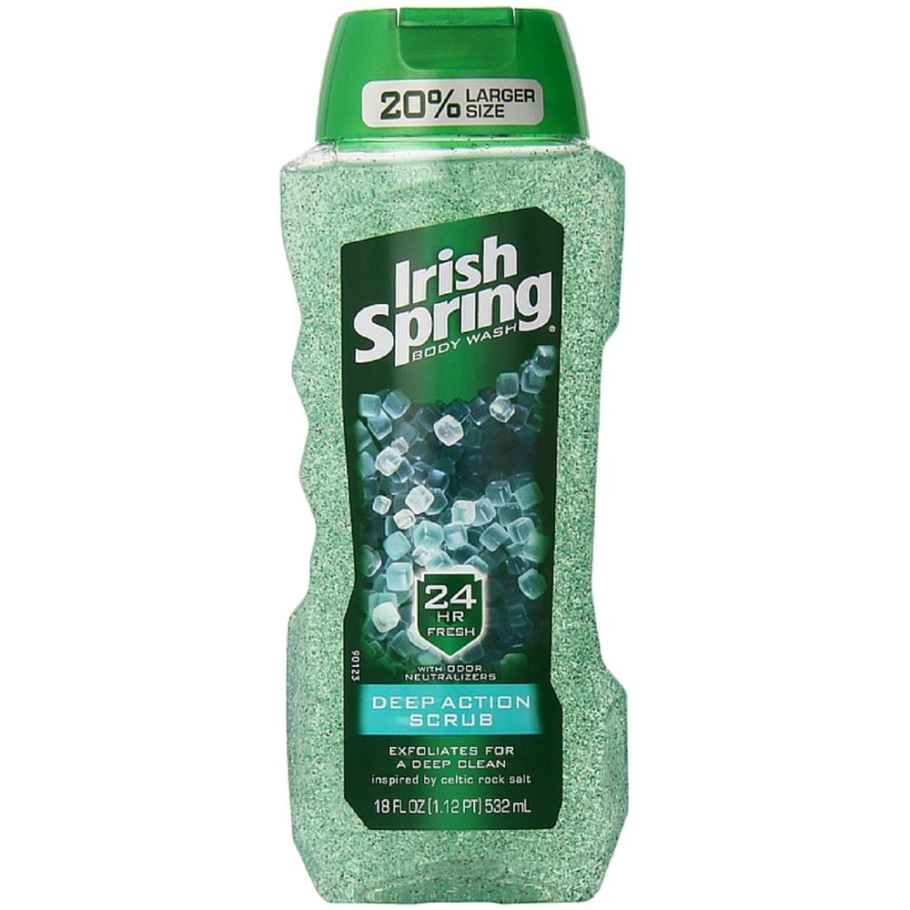Irish Spring Deep Action Scrub Body Wash (532 ml) Irish Spring