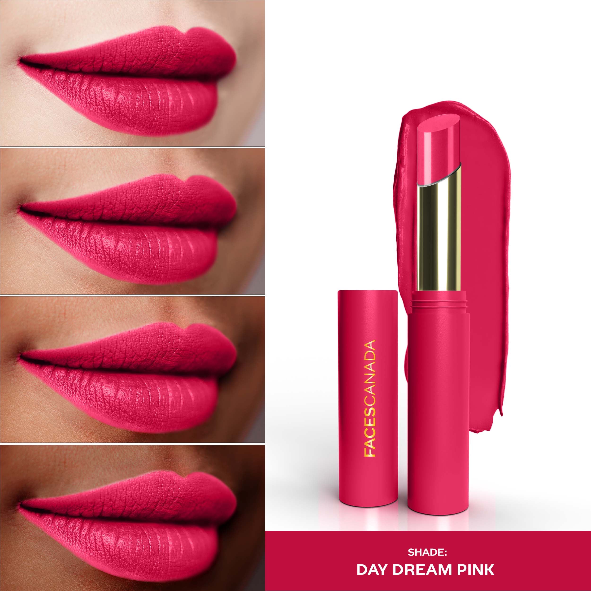 Faces Canada Long Stay 3-in-1 Matte Lipstick Faces Canada