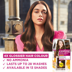 L'Oreal Paris Casting Creme Gloss Hair Color - Praline Brown 530 (87.5 g + 72 ml) L'Oreal Paris