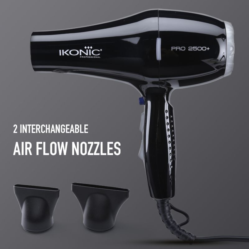 Ikonic Professional Hair Dryer 2500+ Pro (Black) Ikonic Professional