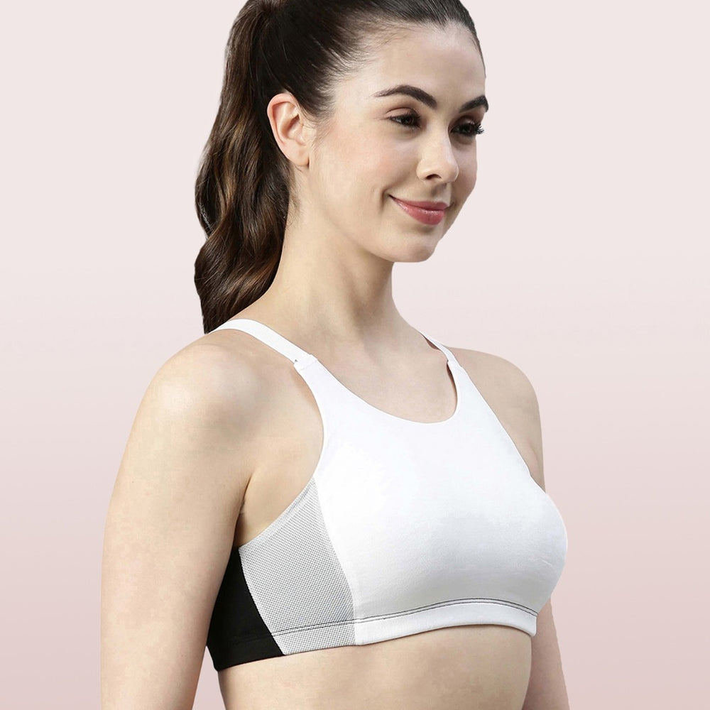 Buy Enamor Women Non Padded Wirefree Full Coverage Smooth Contour Lift Bra  online