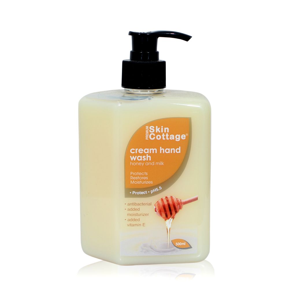 Skin Cottage Cream Hand Wash Honey And Milk (500ml) Skin Cottage