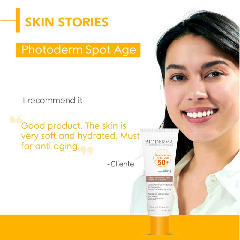 Bioderma Photoderm Spot Age SPF 50+ Reduces Spots And Wrinkles Antioxidant Boosted Suncare (40ml) Bioderma