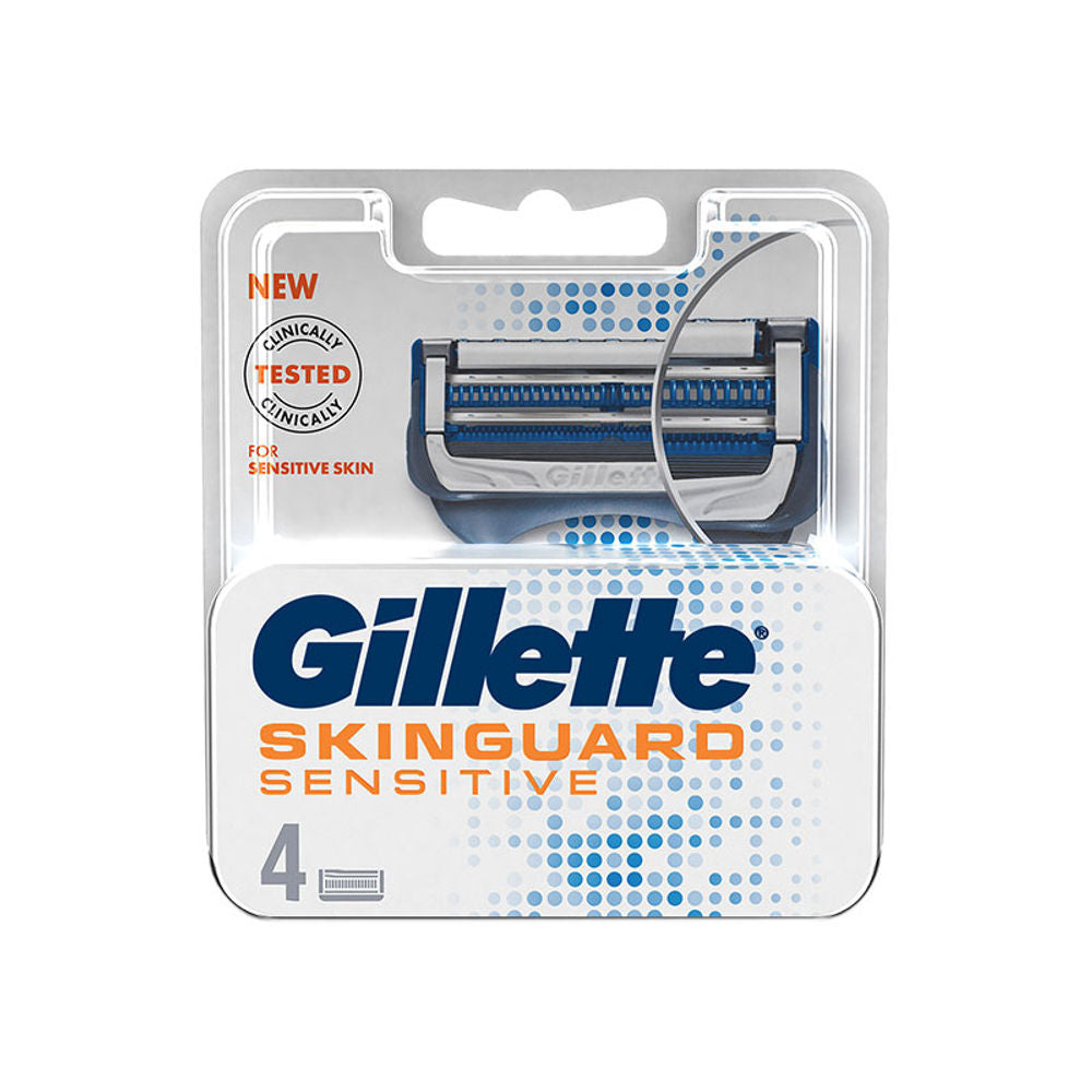 Gillette Skinguard Sensitive Shaving Razor Blades (4 Cartridges) Gillette