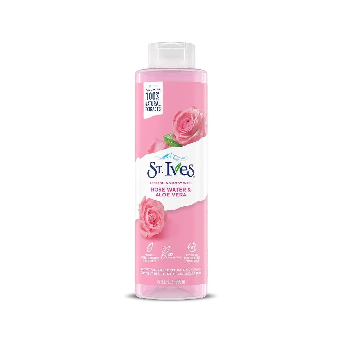 St. Ives Body Wash Rose Water & Aloe Vera (650ml) St. Ives