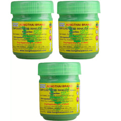 Hong Thai Brand Compound Herb Inhaler (15 gm) Pack Of 3 Hong Thai