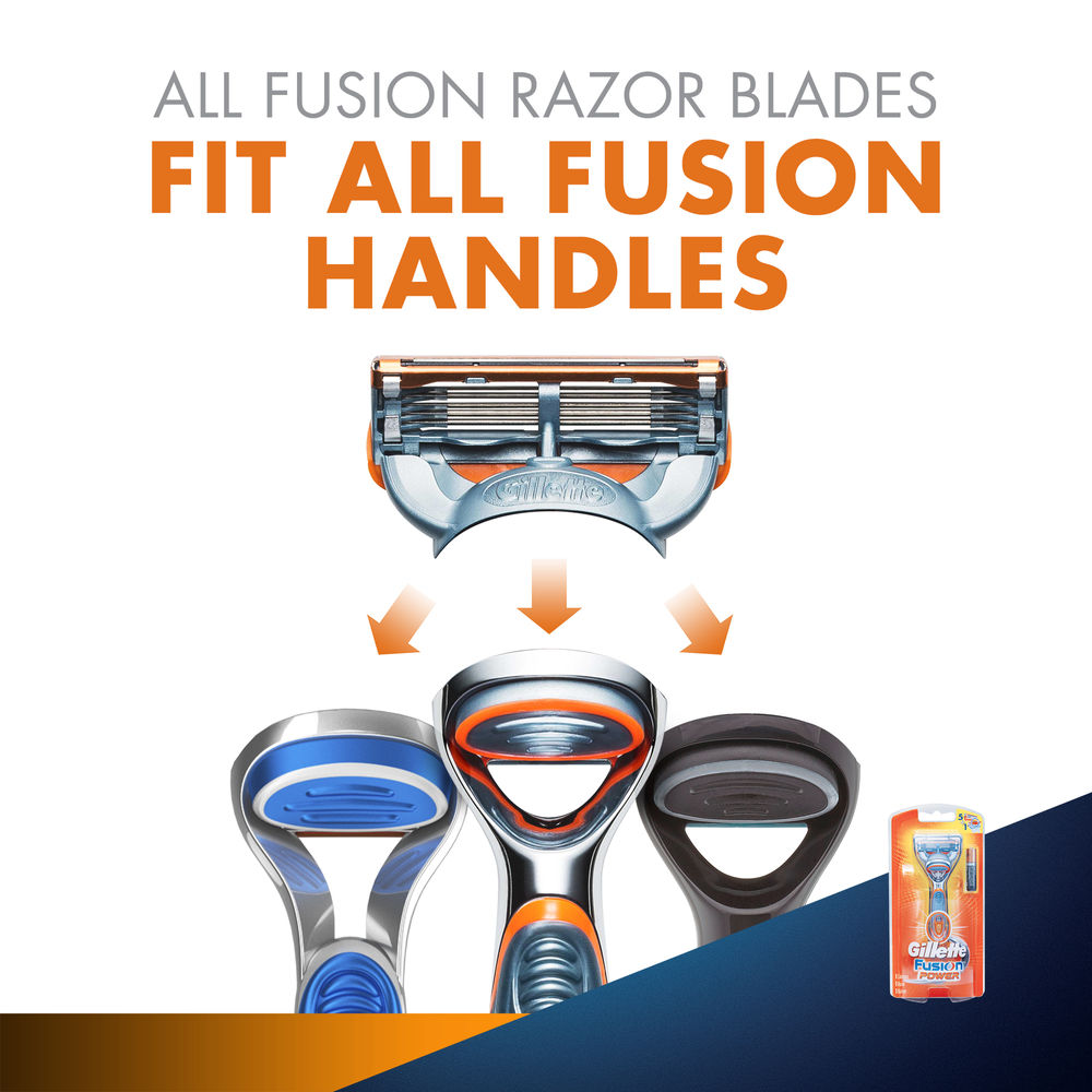 Gillette Fusion 5 Power Shaving Razor Blades (2 Cartridges) Gillette