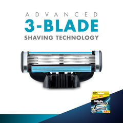 Gillette Mach3 Shaving Razor Blades (12 Cartridges) Gillette