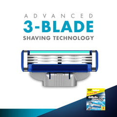 Gillette Mach3 Turbo Shaving Razor Blades (2 Cartridges) Gillette