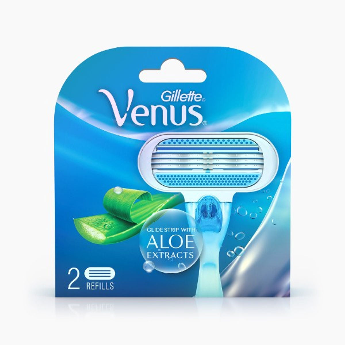 Gillette Venus Razor Refill with Aloe Extract (2 Cartridges) Gillette Venus