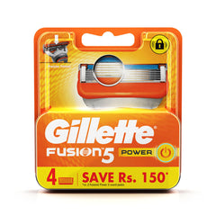 Gillette Fusion 5 Power Shaving Razor Blades (4 Cartridges) Gillette