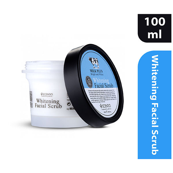 Scentio Organic Milk Plus Whitening Facial Scrub (100ml) Scentio