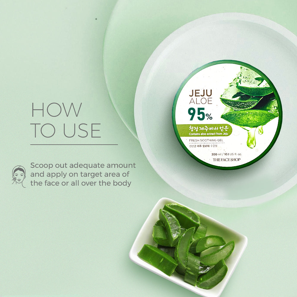 The Face Shop Jeju Aloe Fresh Soothing Gel (300 ml) The Face Shop
