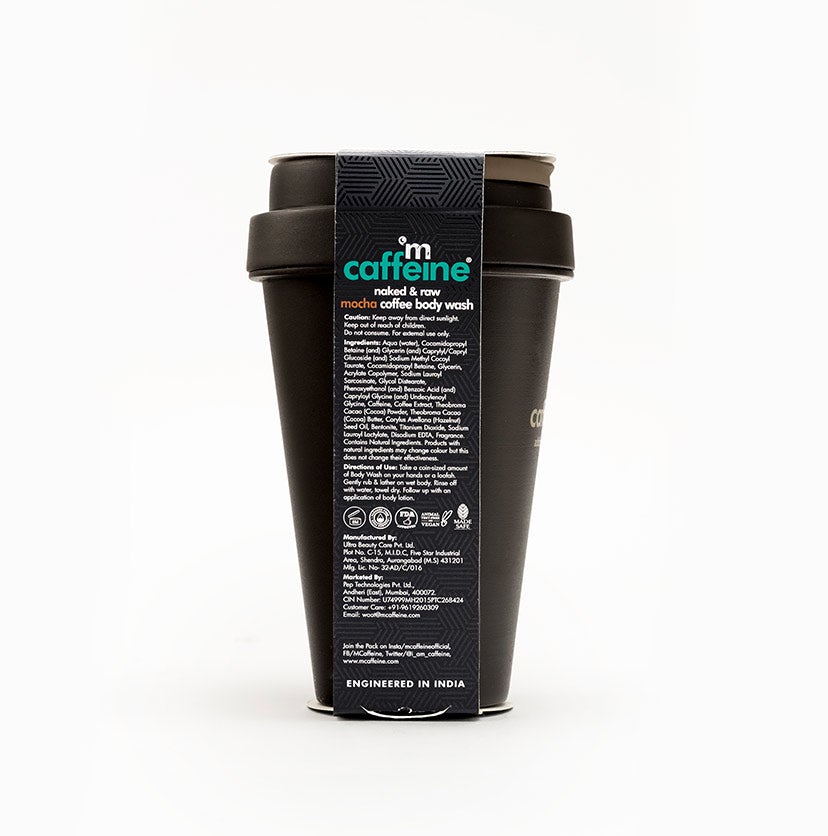 mCaffeine Mocha Coffee Body Wash with Cocoa (300 ml) mCaffeine